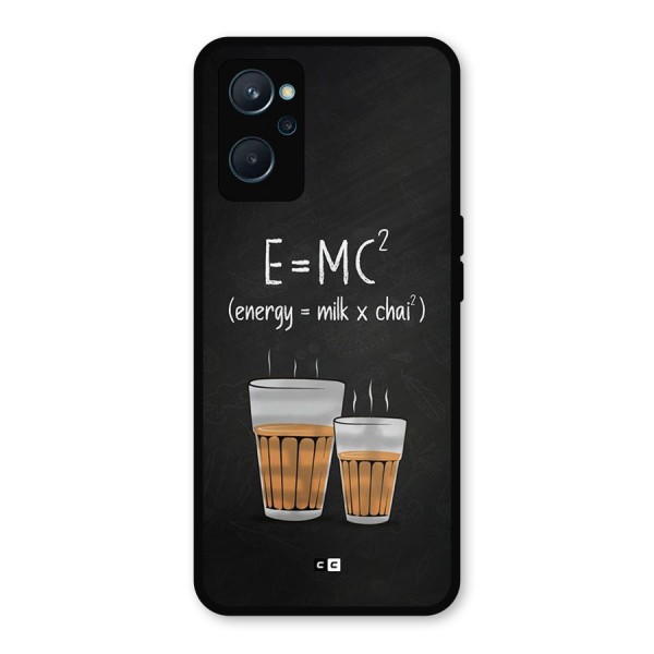 Tea Formula Metal Back Case for Realme 9i