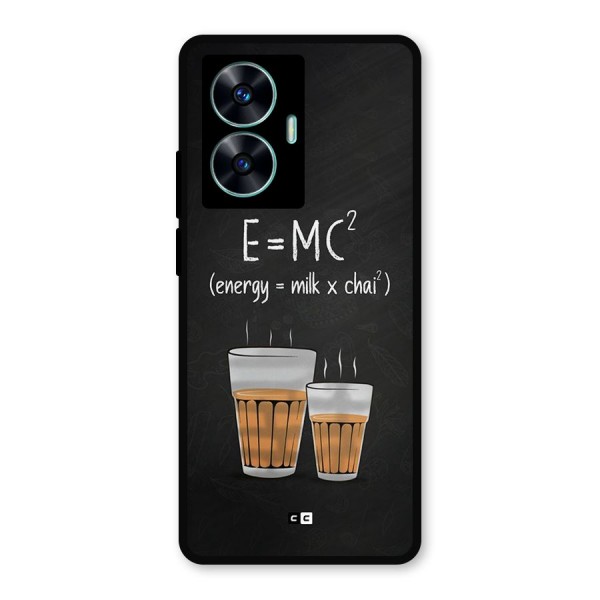 Tea Formula Metal Back Case for Realme C55