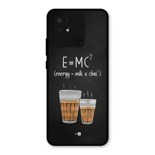 Tea Formula Metal Back Case for Redmi 10 Power