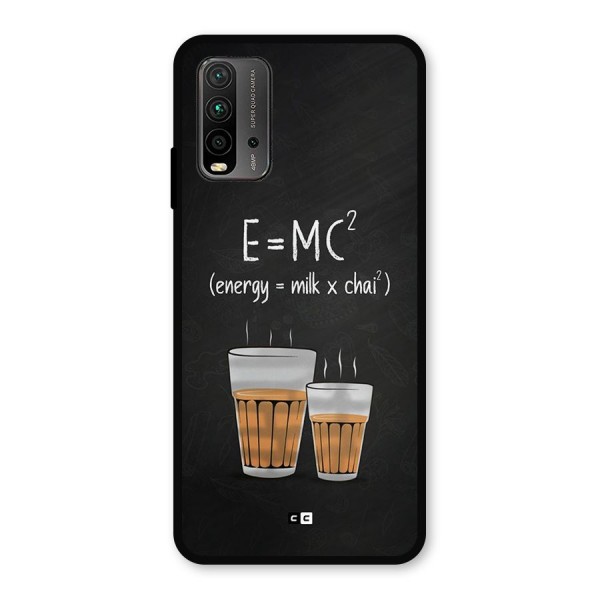 Tea Formula Metal Back Case for Redmi 9 Power