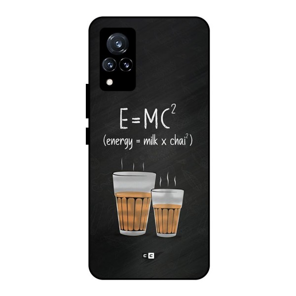 Tea Formula Metal Back Case for Vivo V21 5G