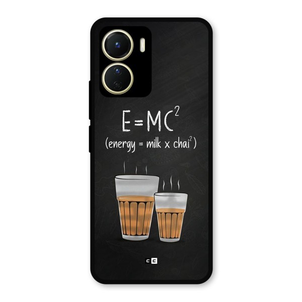 Tea Formula Metal Back Case for Vivo Y16