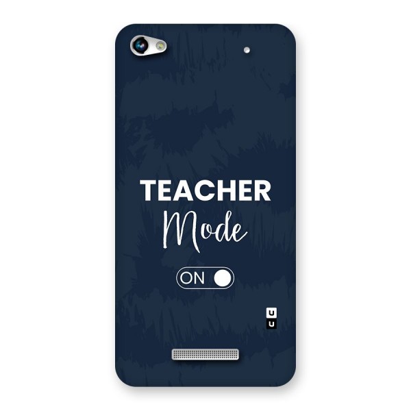 Teacher Mode On Back Case for Canvas Hue 2 A316