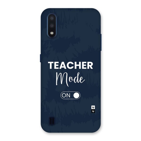 Teacher Mode On Back Case for Galaxy M01