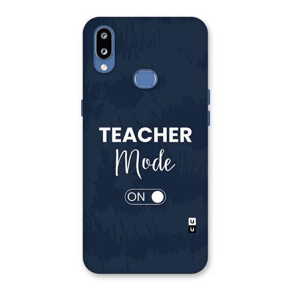 Teacher Mode On Back Case for Galaxy M01s