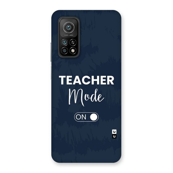 Teacher Mode On Back Case for Mi 10T Pro 5G