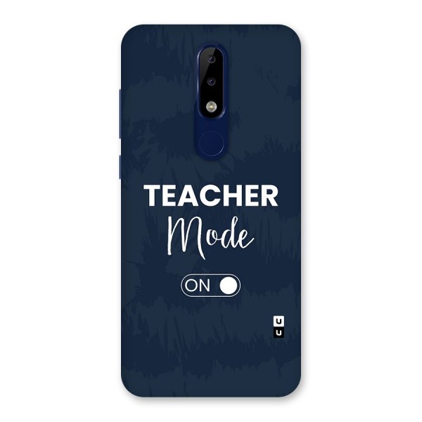 Teacher Mode On Back Case for Nokia 5.1 Plus