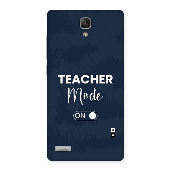 Teacher Mode On Back Case for Redmi Note