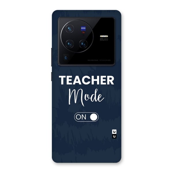 Teacher Mode On Back Case for Vivo X80 Pro