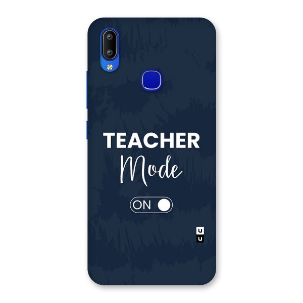 Teacher Mode On Back Case for Vivo Y91