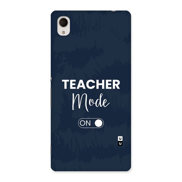 Teacher Mode On Back Case for Xperia M4