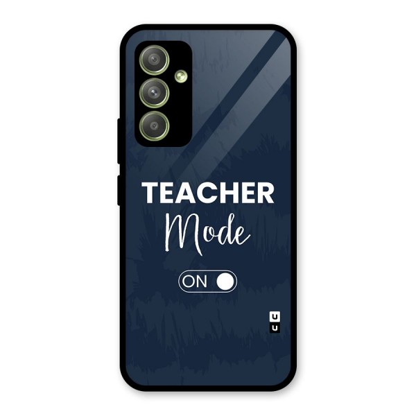 Teacher Mode On Glass Back Case for Galaxy A54