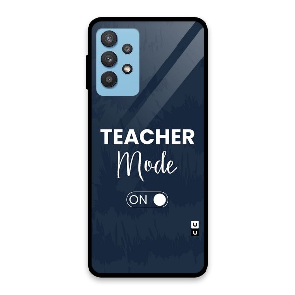 Teacher Mode On Glass Back Case for Galaxy M32 5G