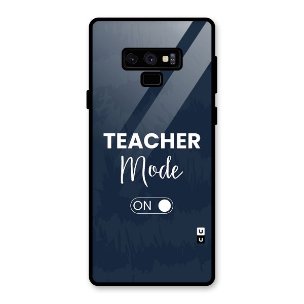 Teacher Mode On Glass Back Case for Galaxy Note 9