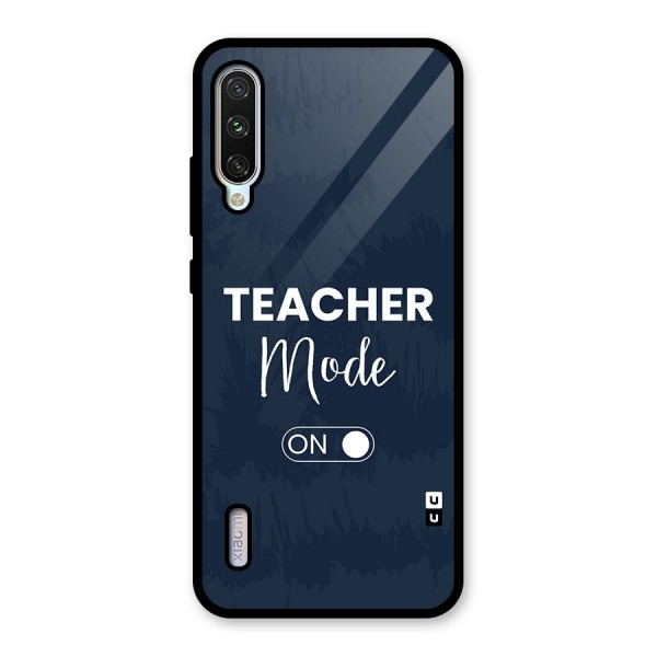 Teacher Mode On Glass Back Case for Mi A3