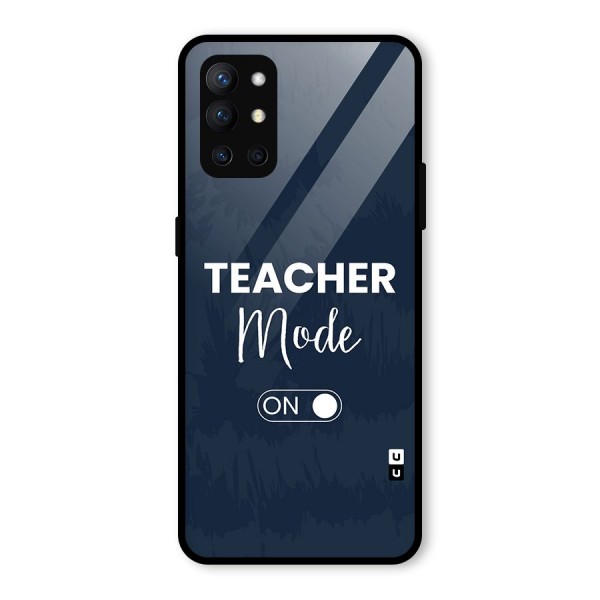 Teacher Mode On Glass Back Case for OnePlus 9R