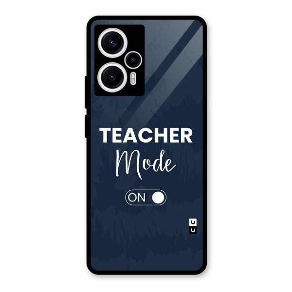 Teacher Mode On Glass Back Case for Poco F5