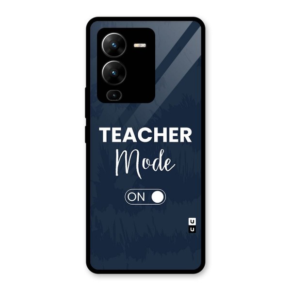 Teacher Mode On Glass Back Case for Vivo V25 Pro