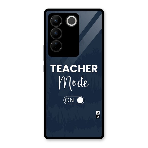 Teacher Mode On Glass Back Case for Vivo V27