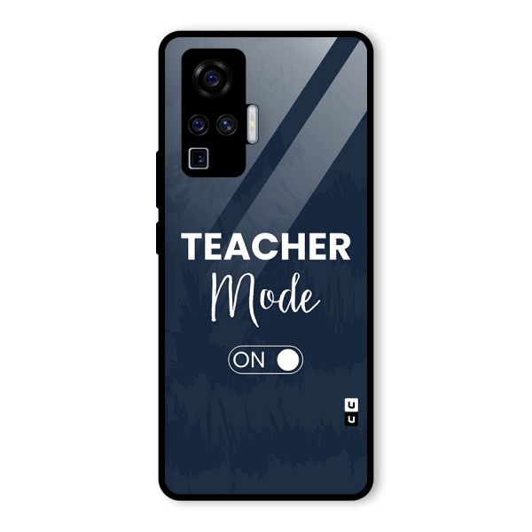 Teacher Mode On Glass Back Case for Vivo X50 Pro