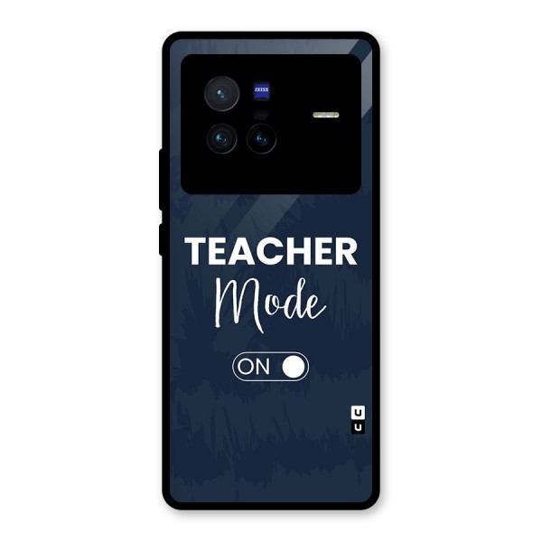 Teacher Mode On Glass Back Case for Vivo X80