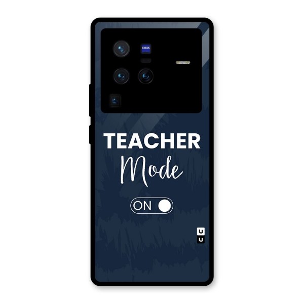 Teacher Mode On Glass Back Case for Vivo X80 Pro