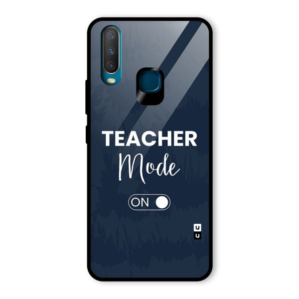 Teacher Mode On Glass Back Case for Vivo Y12