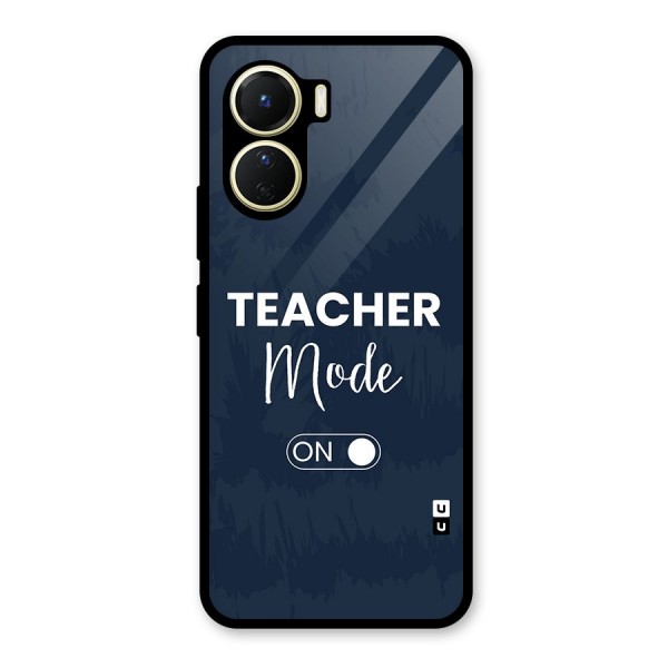 Teacher Mode On Glass Back Case for Vivo Y56