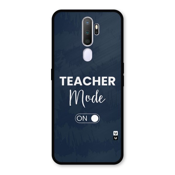 Teacher Mode On Metal Back Case for Oppo A9 (2020)