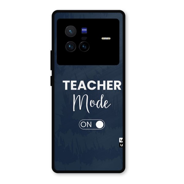 Teacher Mode On Metal Back Case for Vivo X80