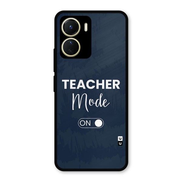 Teacher Mode On Metal Back Case for Vivo Y16