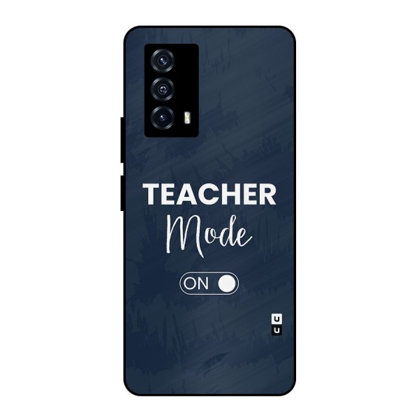 Teacher Mode On Metal Back Case for iQOO Z5