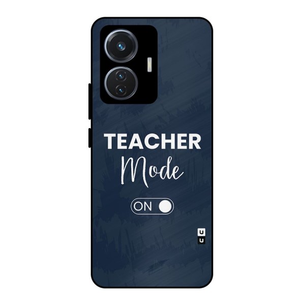 Teacher Mode On Metal Back Case for iQOO Z6 44W