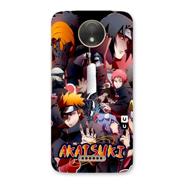 Team Akatsuki Back Case for Moto C Plus