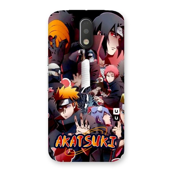 Team Akatsuki Back Case for Moto G4