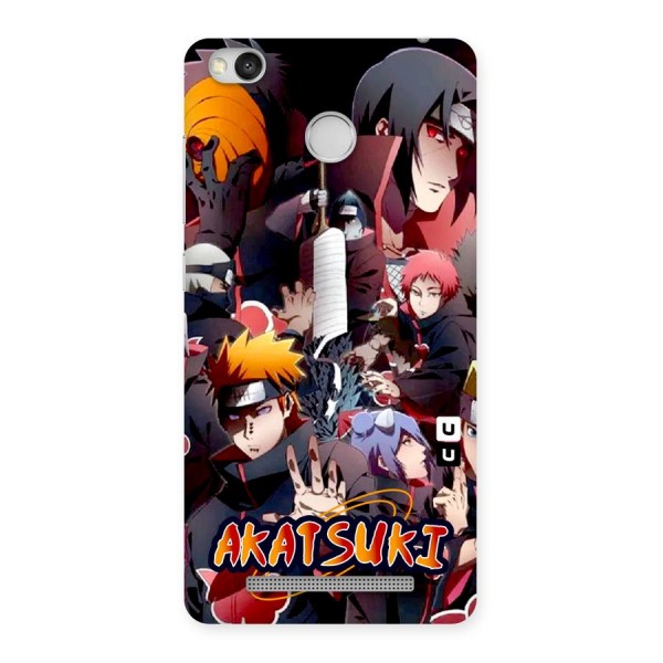 Team Akatsuki Back Case for Redmi 3S Prime