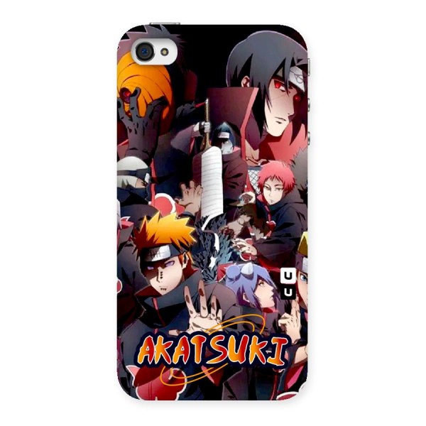 Team Akatsuki Back Case for iPhone 4 4s