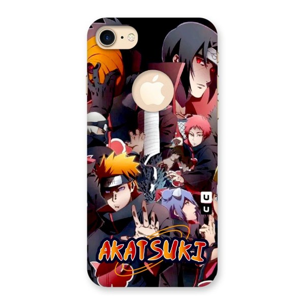 Team Akatsuki Back Case for iPhone 8 Logo Cut