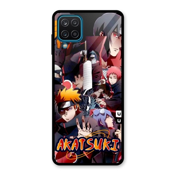 Team Akatsuki Glass Back Case for Galaxy A12