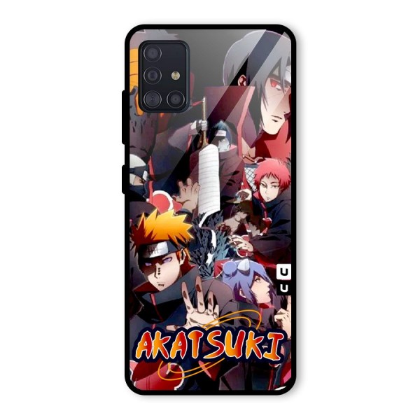 Team Akatsuki Glass Back Case for Galaxy A51