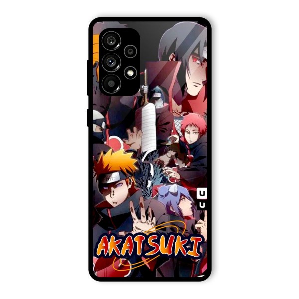 Team Akatsuki Glass Back Case for Galaxy A73 5G