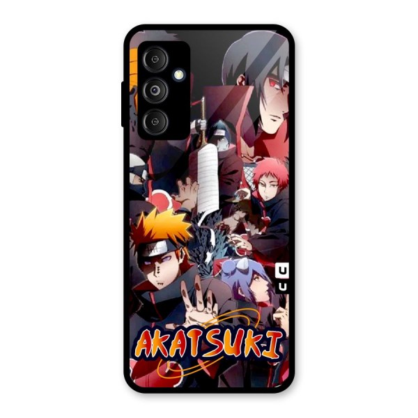 Team Akatsuki Glass Back Case for Galaxy M14 5G