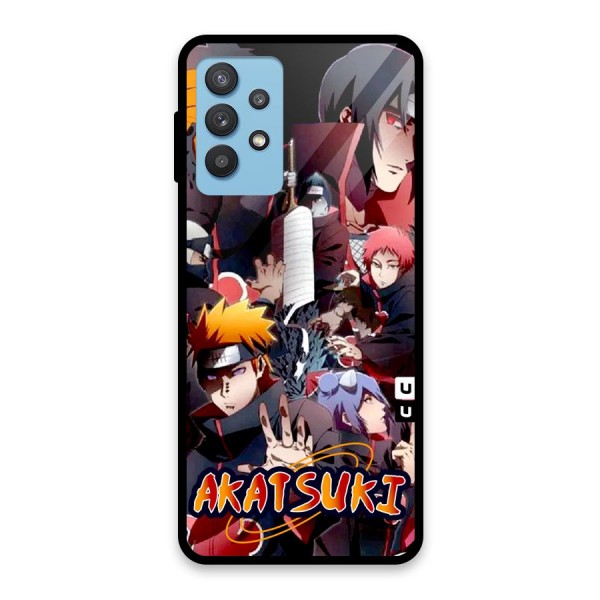 Team Akatsuki Glass Back Case for Galaxy M32 5G