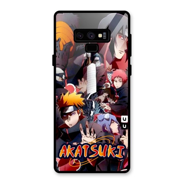 Team Akatsuki Glass Back Case for Galaxy Note 9