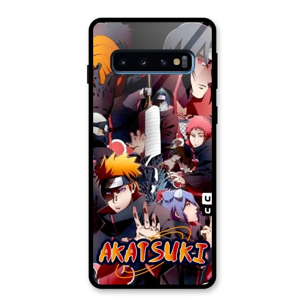 Team Akatsuki Glass Back Case for Galaxy S10