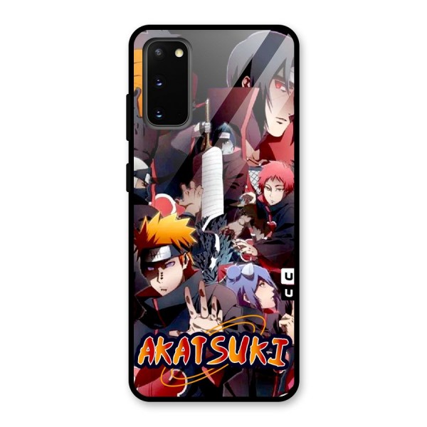 Team Akatsuki Glass Back Case for Galaxy S20