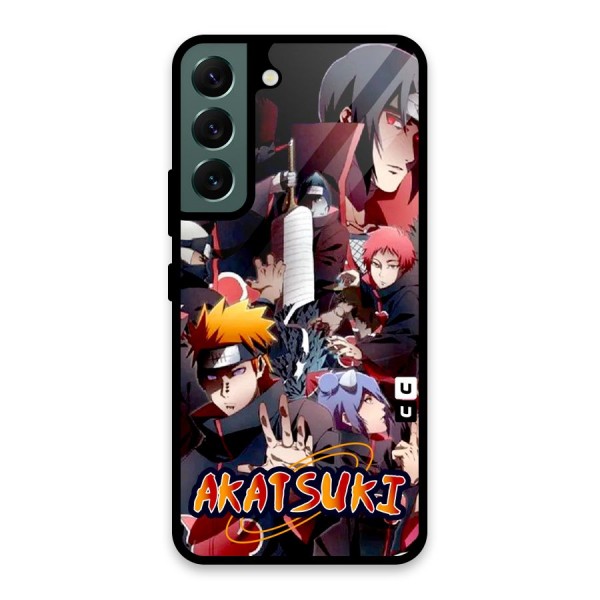 Team Akatsuki Glass Back Case for Galaxy S22 5G