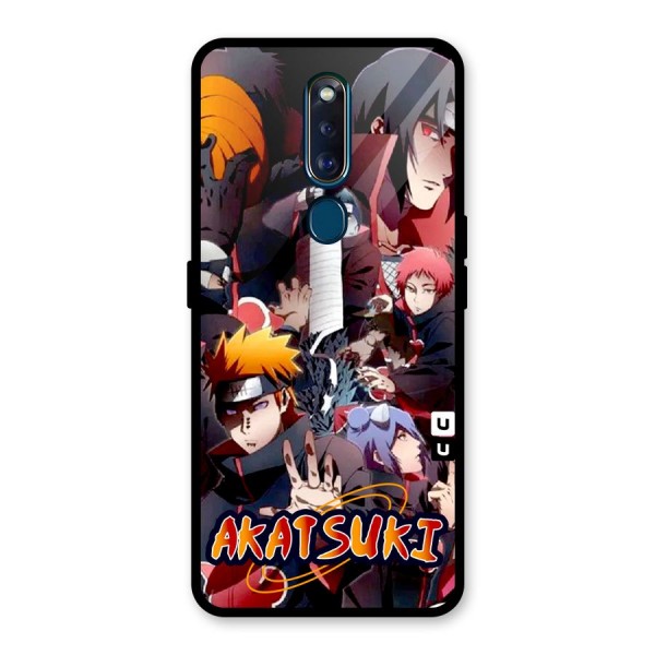 Team Akatsuki Glass Back Case for Oppo F11 Pro