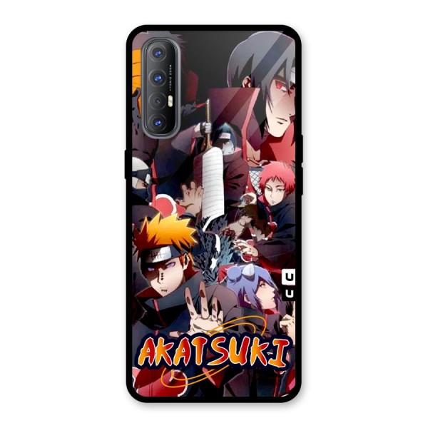 Team Akatsuki Glass Back Case for Oppo Reno3 Pro