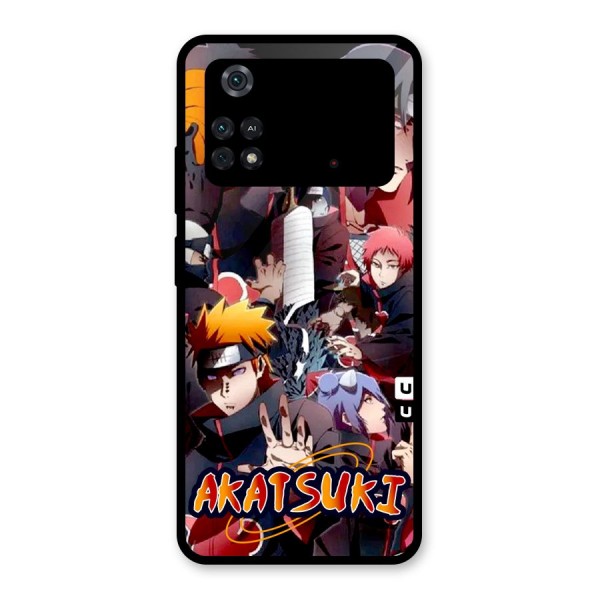 Team Akatsuki Glass Back Case for Poco M4 Pro 4G